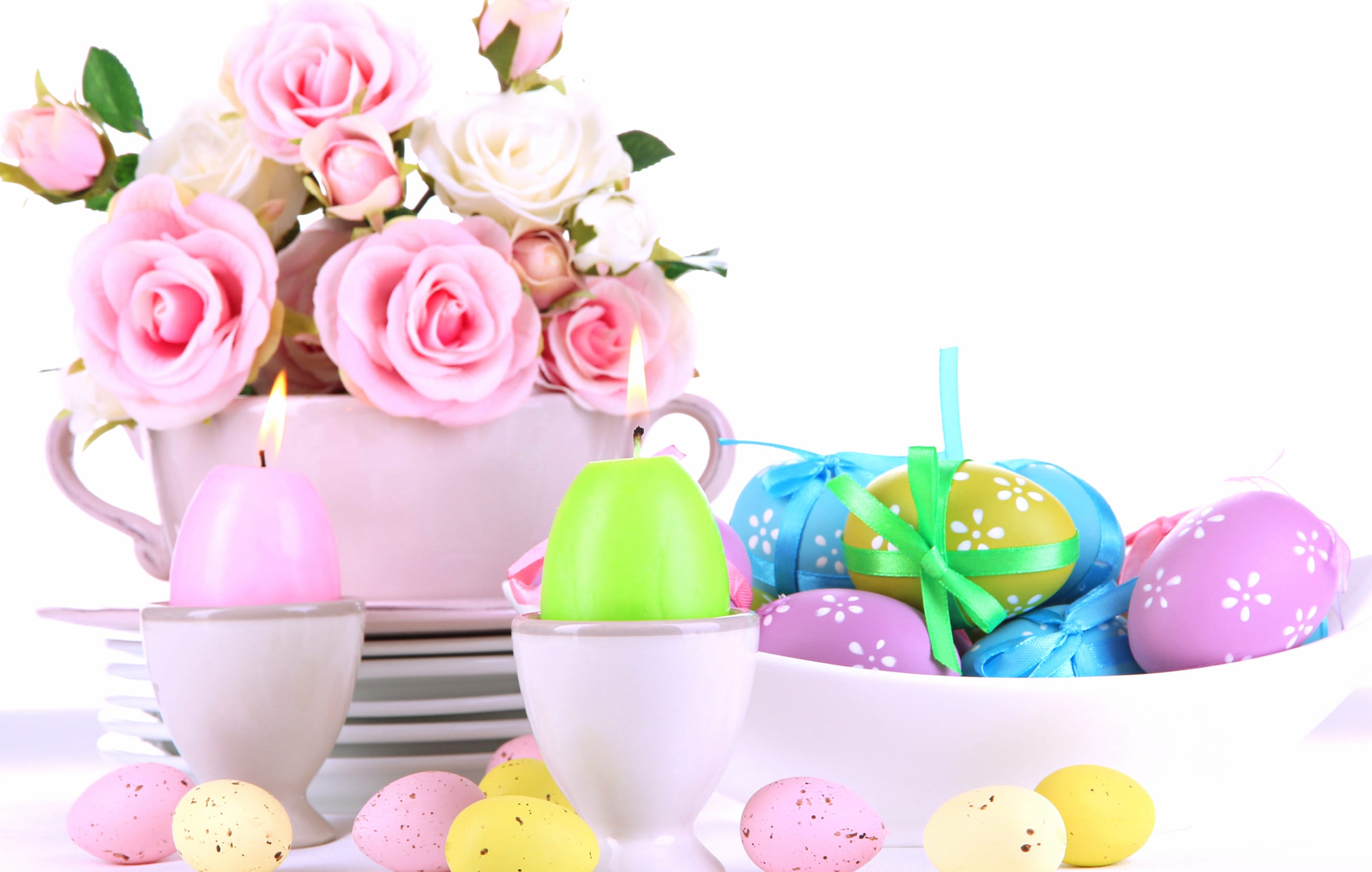 Vibrant Easter Wonderland for Your Holiday Spirit at 2048 x 2048 iPad size wallpapers HD quality