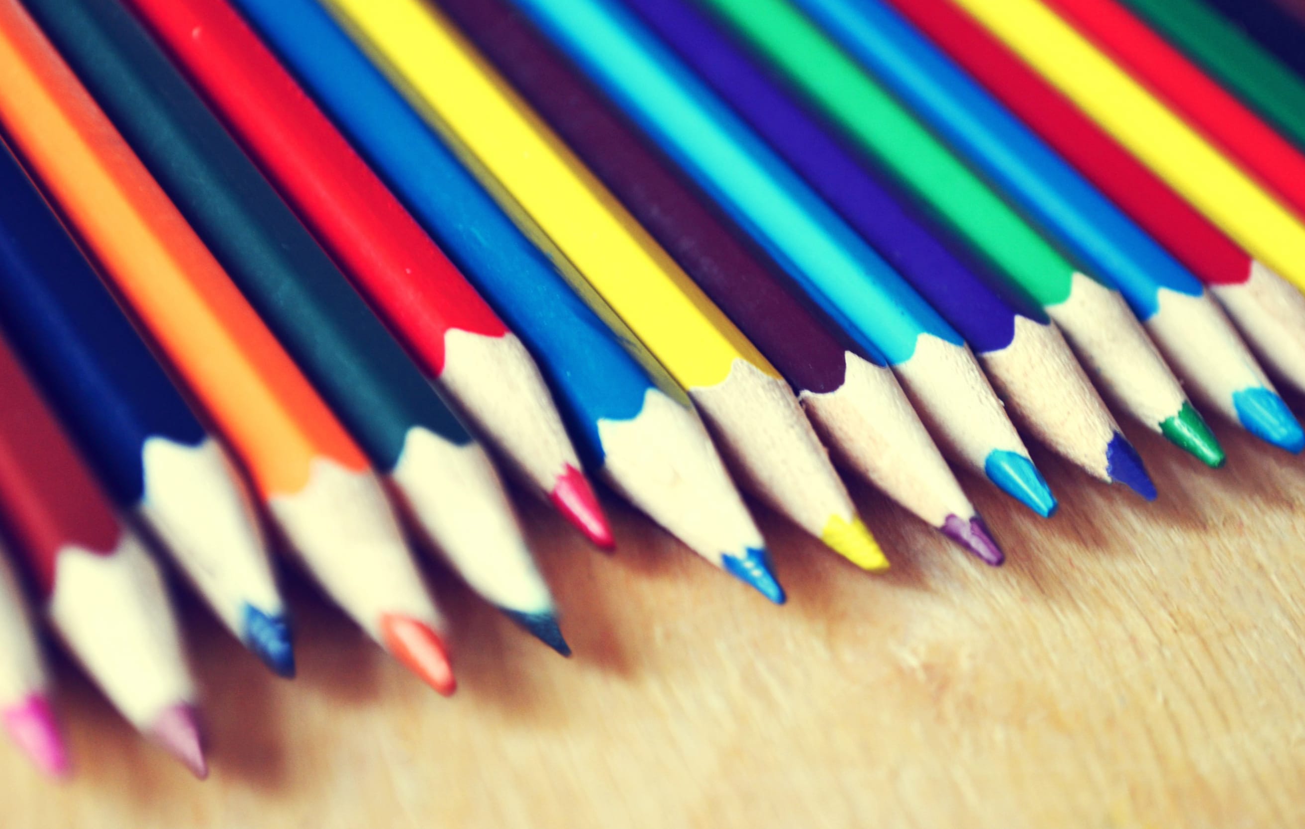 Vibrant Pencil Colors A Stunning wallpapers HD quality