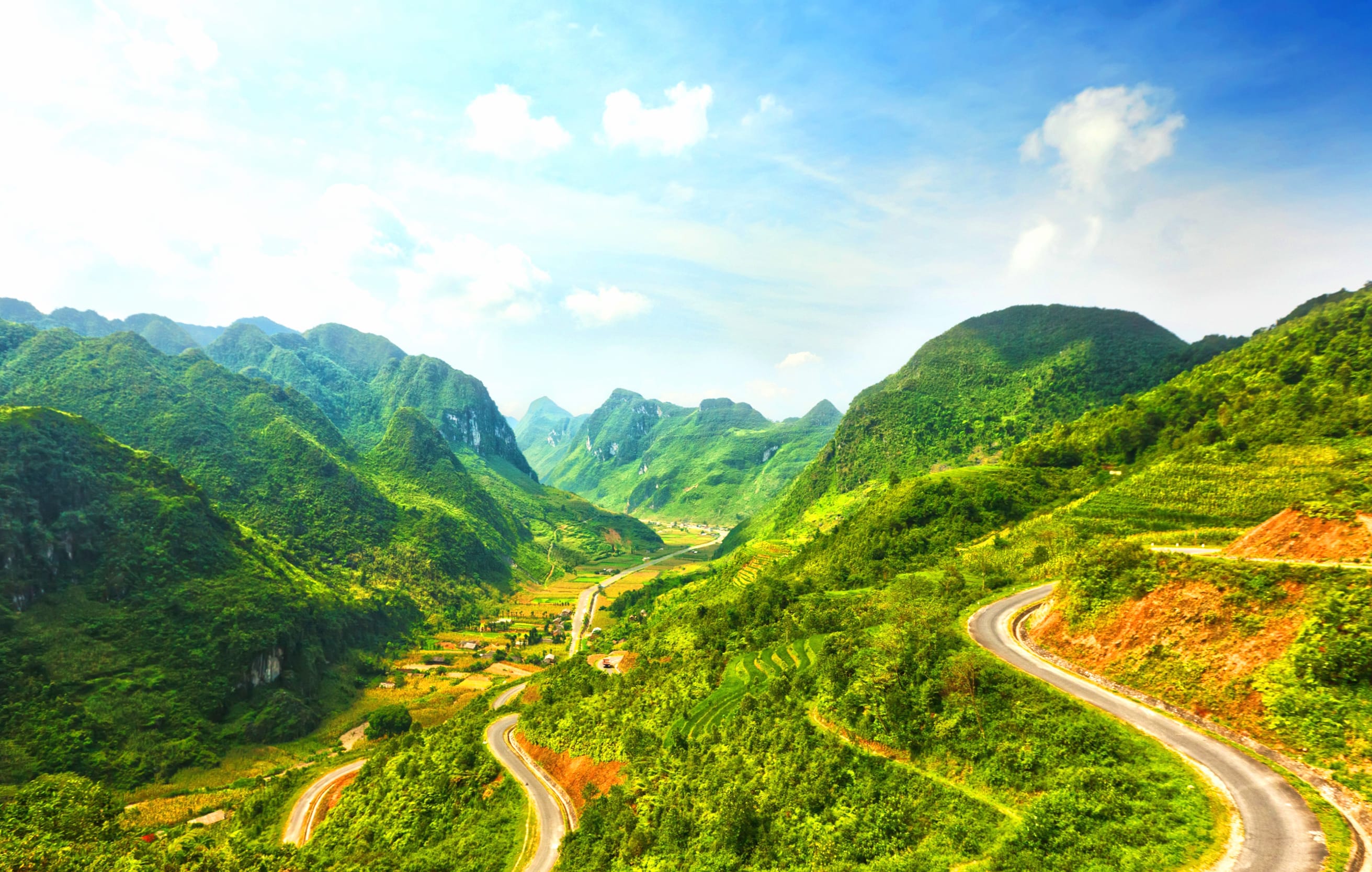 Vietnam Mountain Village - wallpapers HD quality