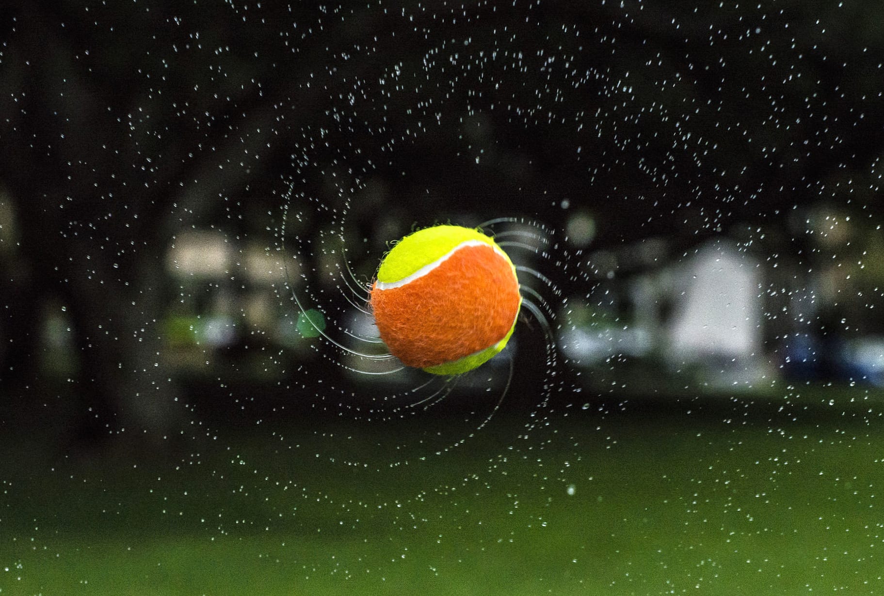 Water Drop Ball Tennis Sports wallpapers HD quality