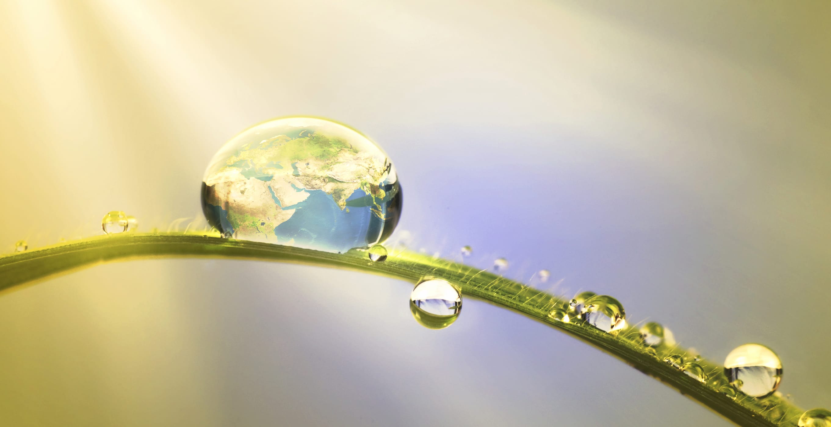 Water Drop World Map Macro Nature Artistic at 1280 x 960 size wallpapers HD quality