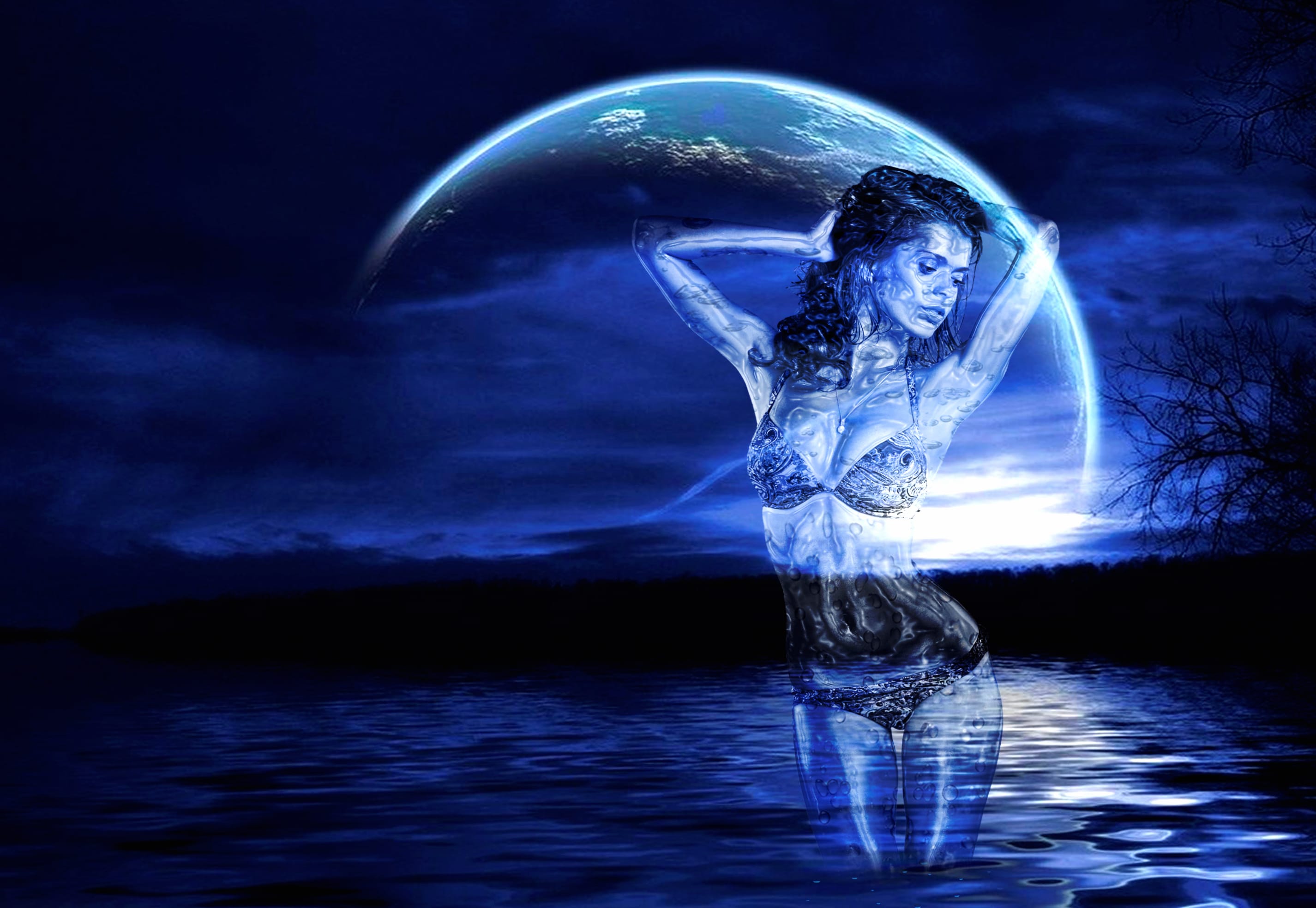 Water woman wallpapers HD quality