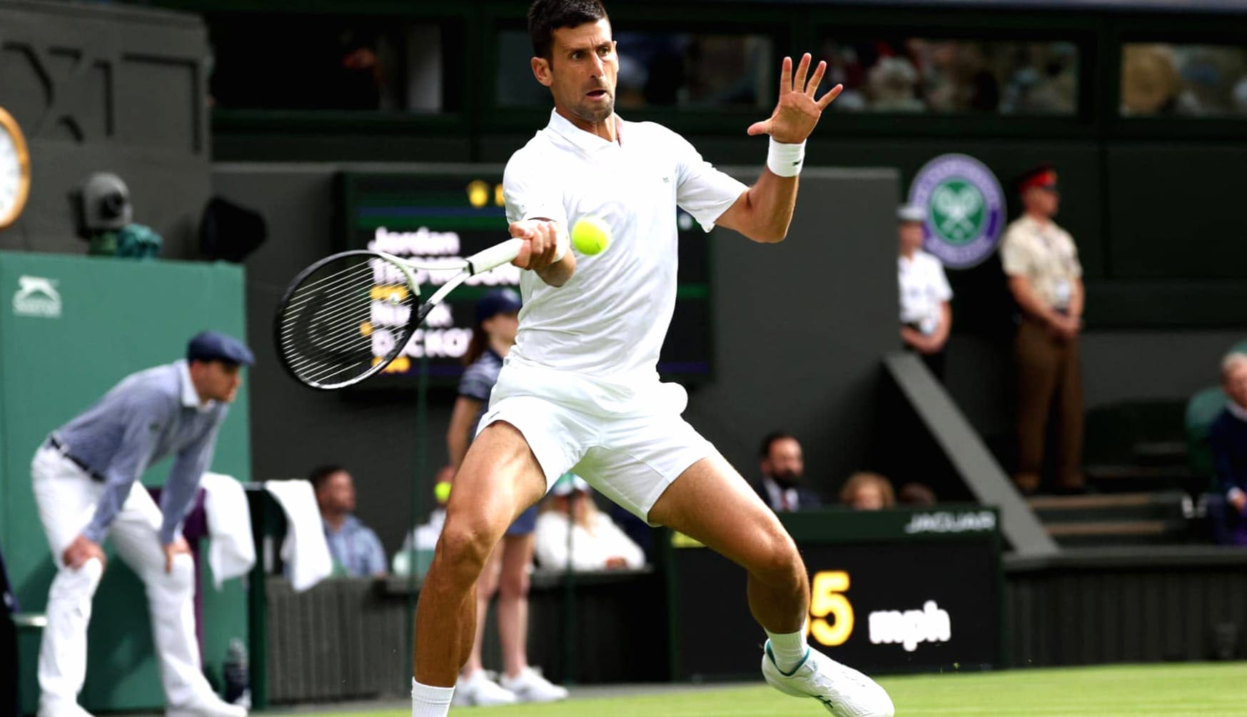 Wimbledon 2023 Tennis Champion Action Shot - wallpapers HD quality