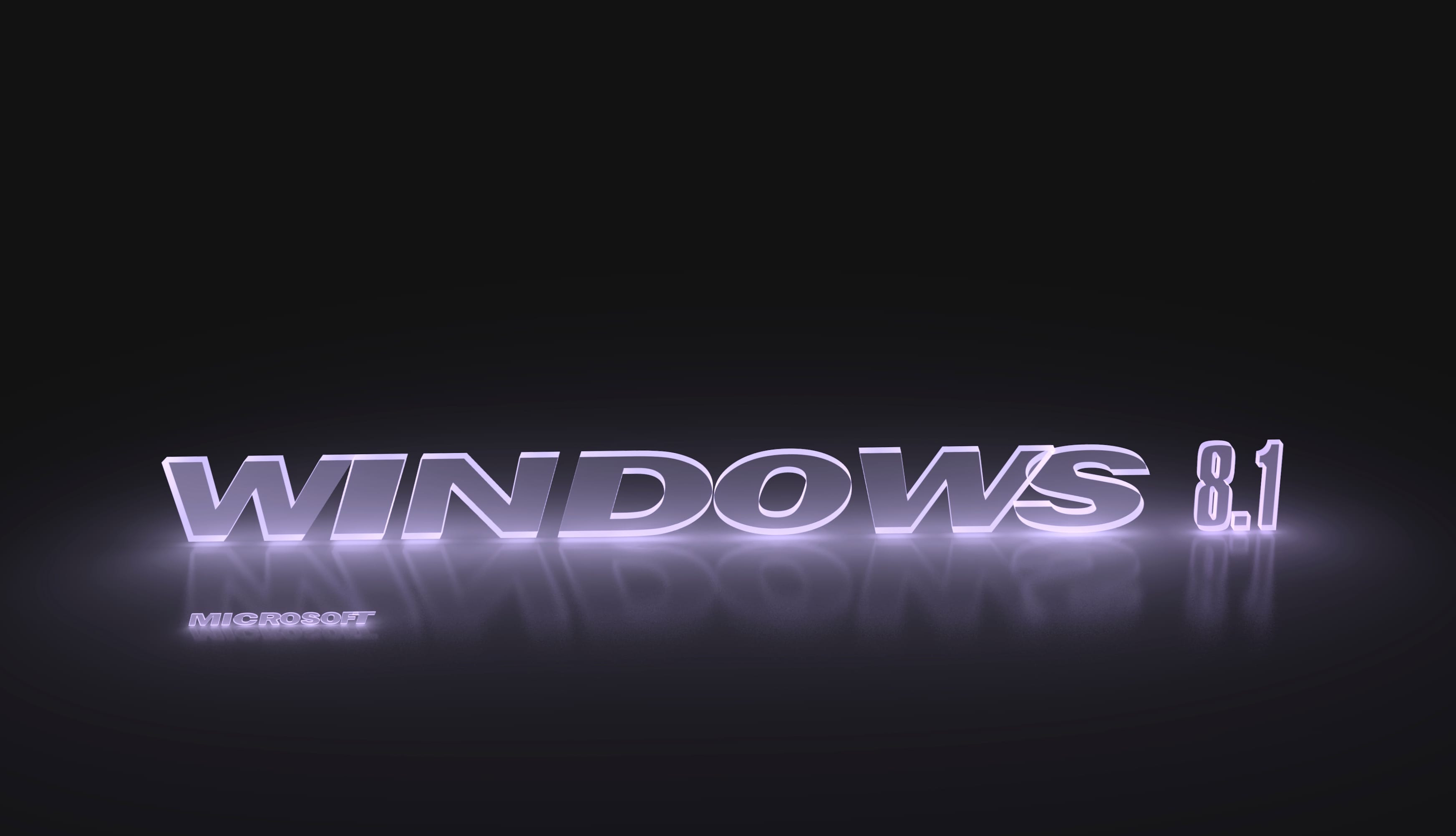 Windows 8.1 glowing light violet wallpapers HD quality