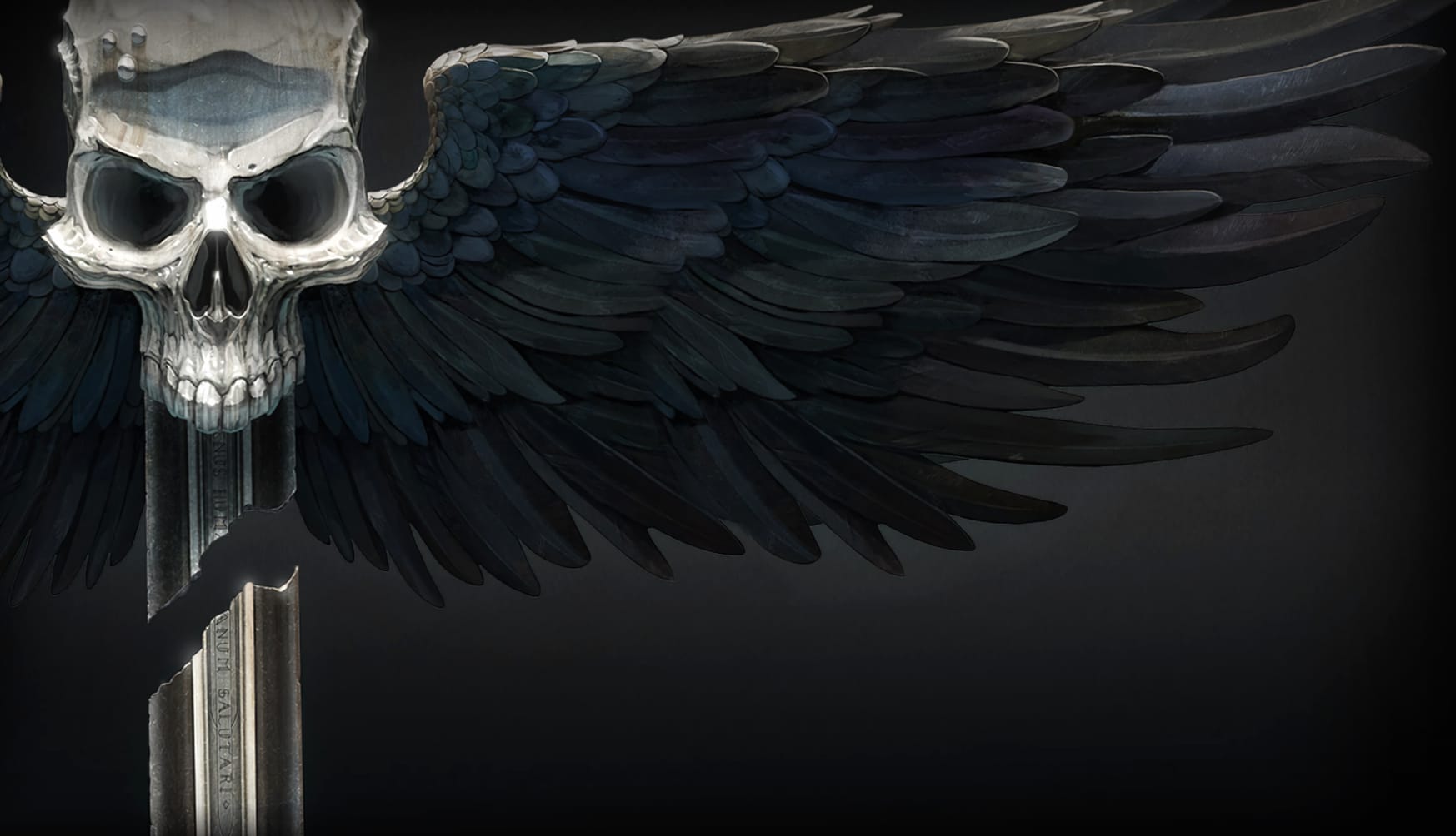 Wings Dark Skull wallpapers HD quality