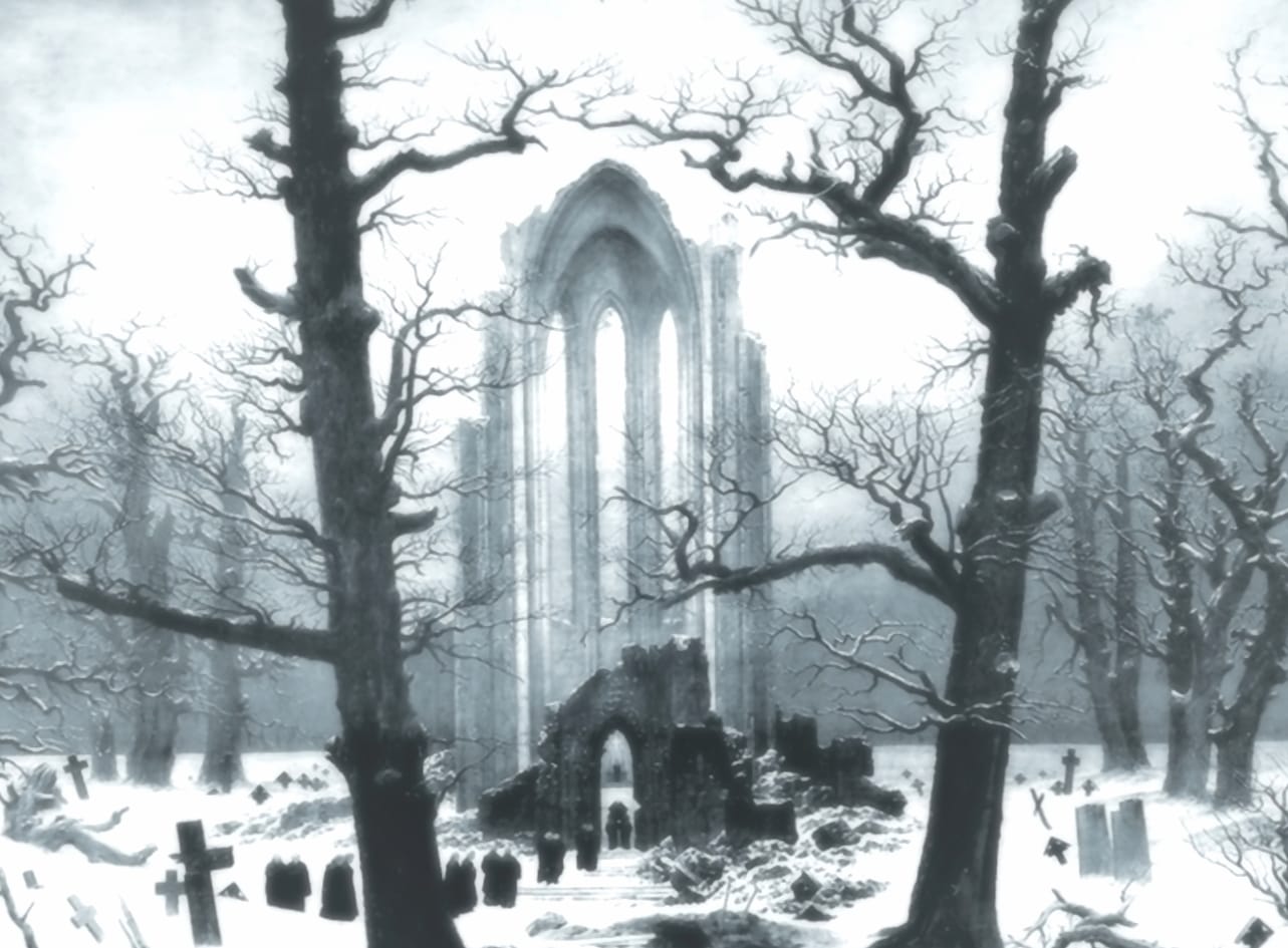 Winter Graveyard Ruins - wallpapers HD Winter Graveyard Ruins - wallpapers HD quality