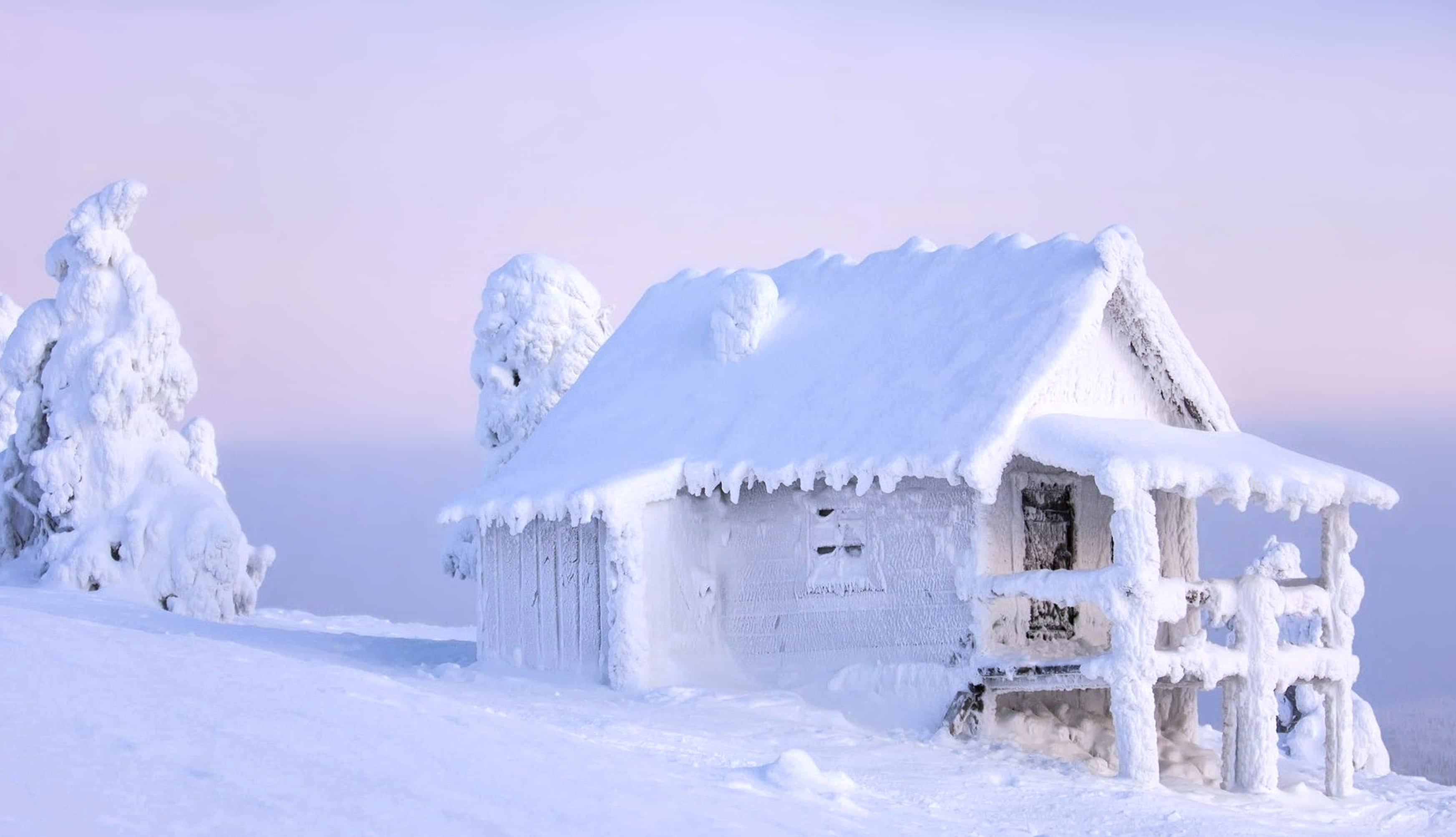 Winter Wonderland Ice House - wallpapers HD quality