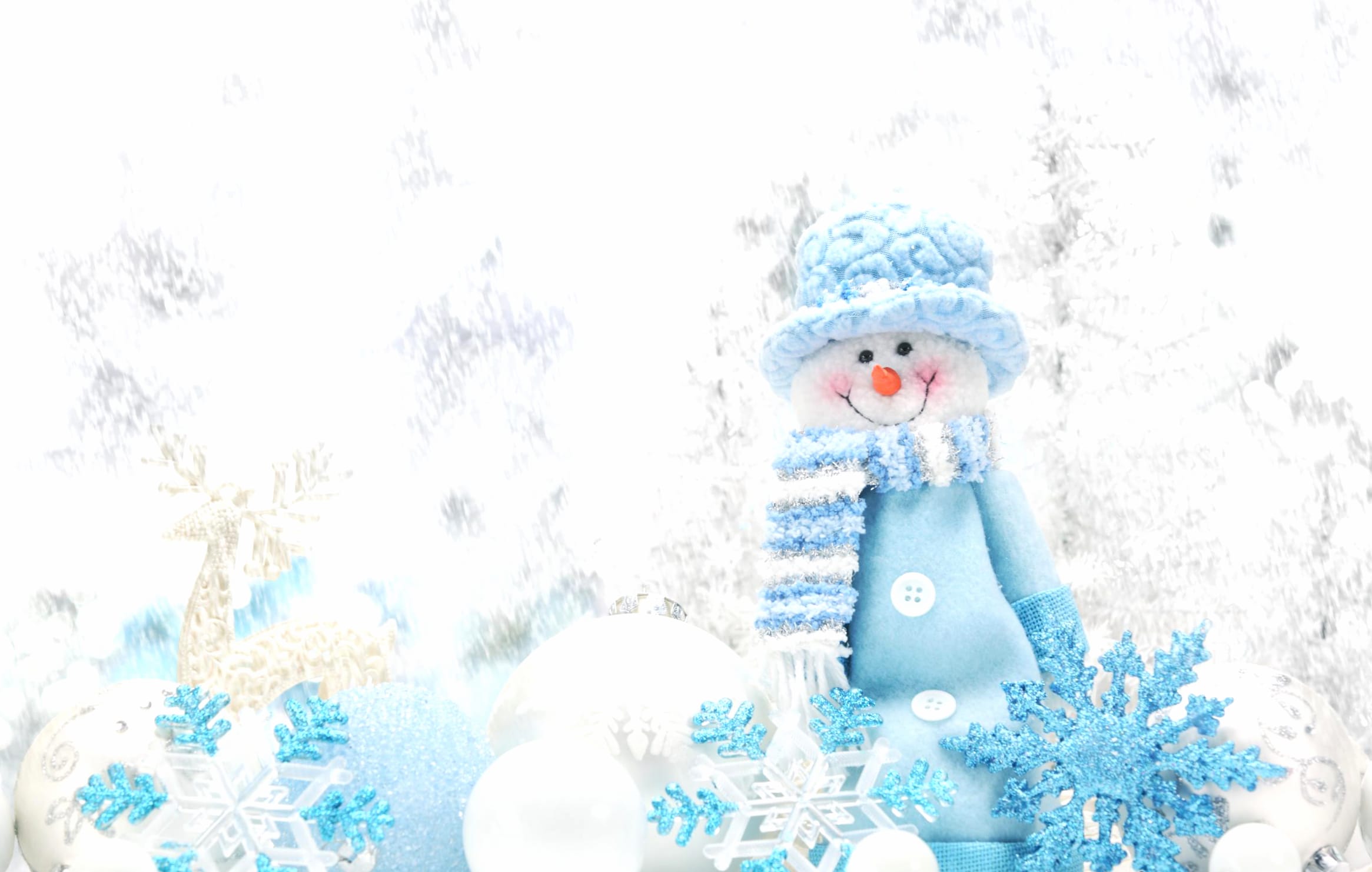 Winter Wonderland with Snowman and Christmas Cheer at 640 x 1136 iPhone 5 size wallpapers HD quality