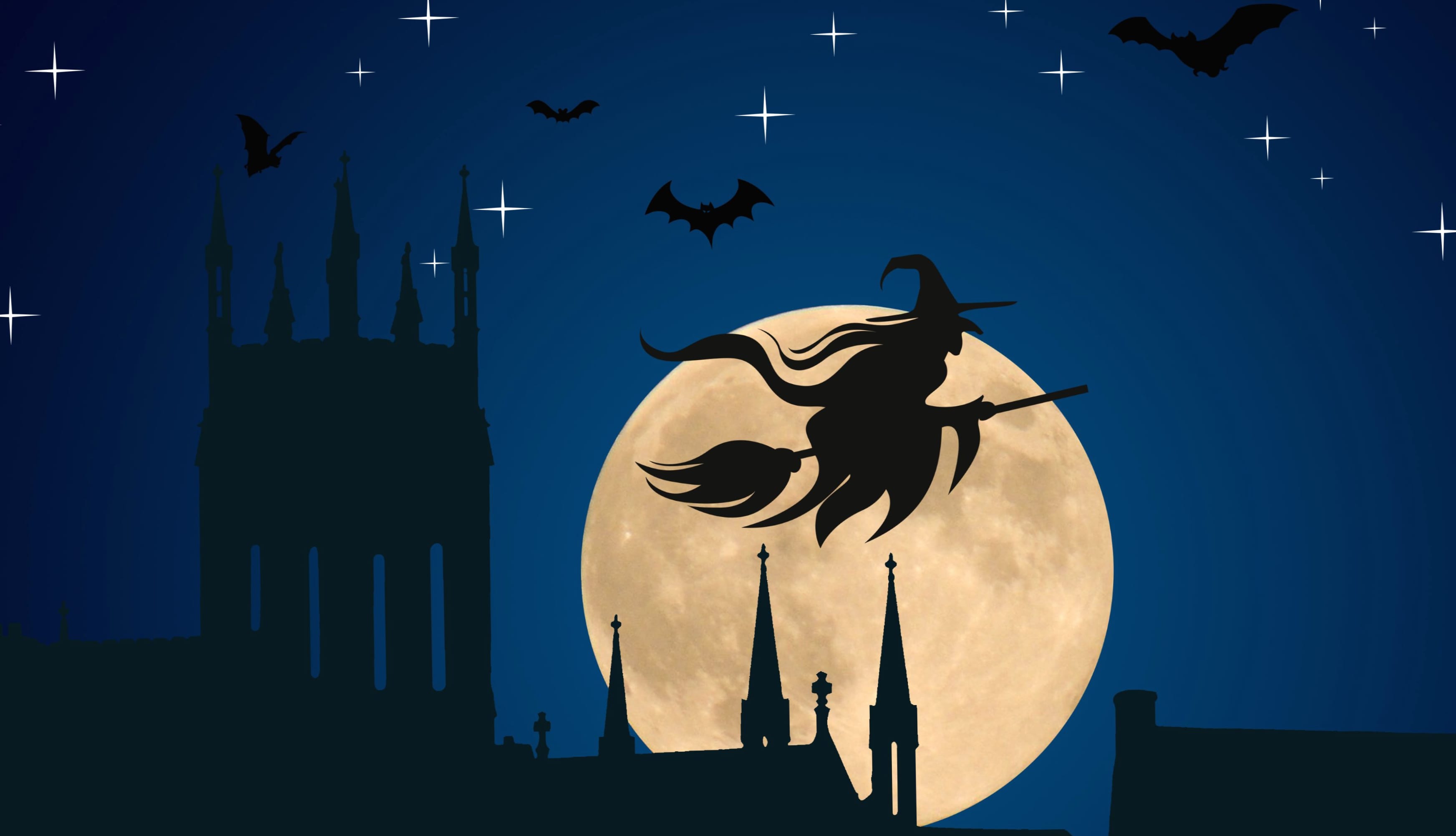 Witch Night Holiday Halloween wallpapers HD quality