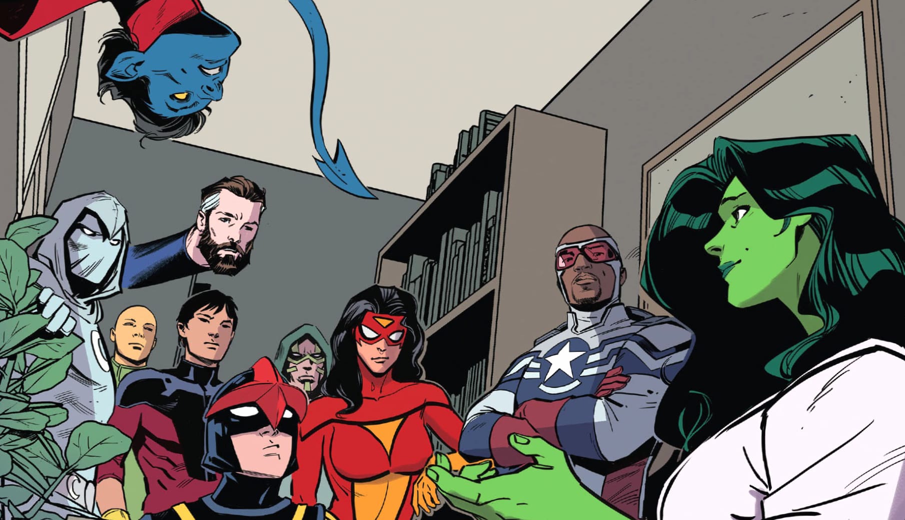 Wong (Marvel Comics) Shang-Chi Sam Wilson Jessica Drew (Marvel Comics) Nova (Marvel Comics) Comic She-Hulk wallpapers HD quality