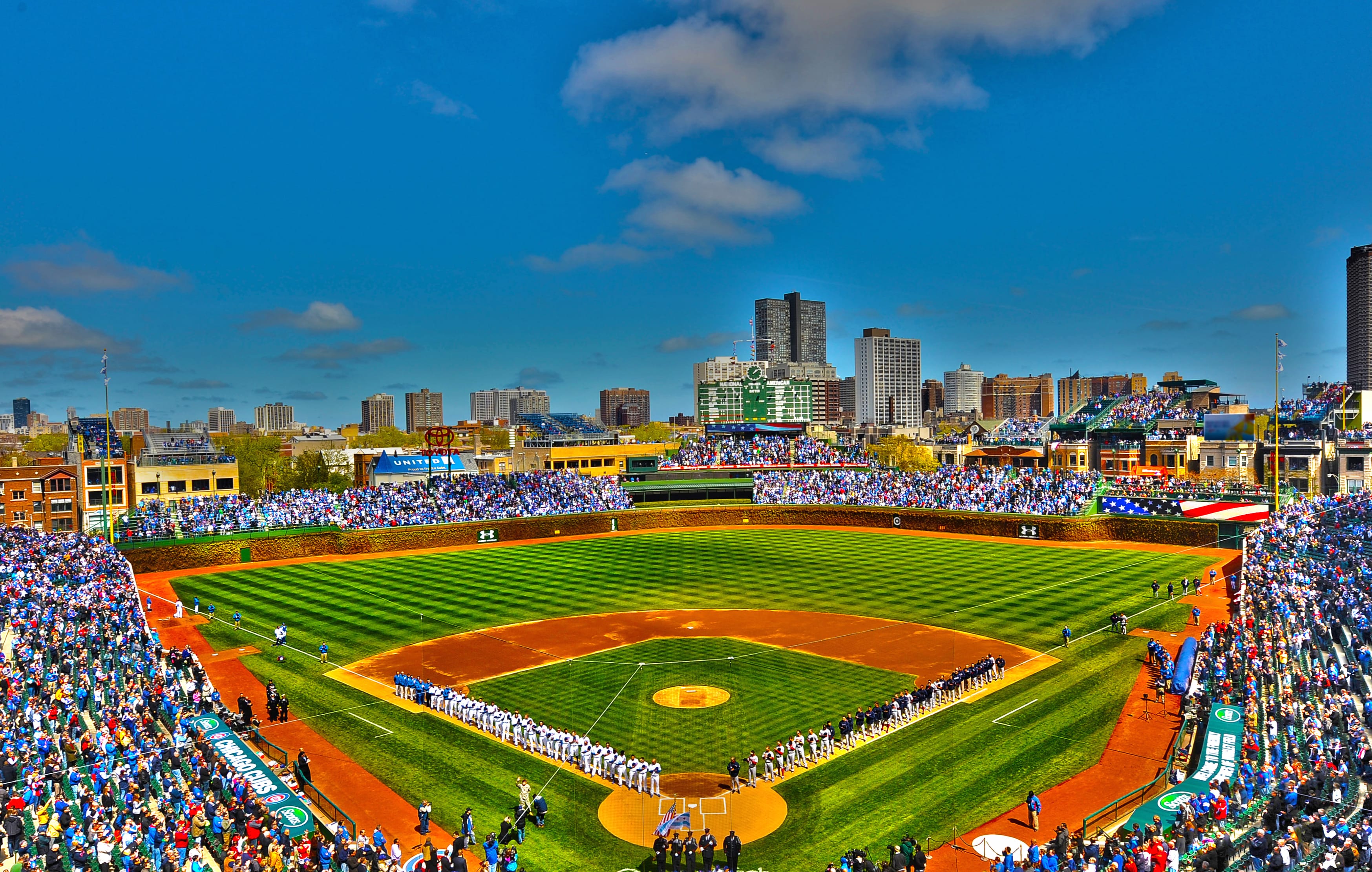 Wrigley Field A Stunning of Chicago Baseball wallpapers HD quality