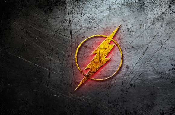 4K Ultra HD Flash Logo Wallpaper