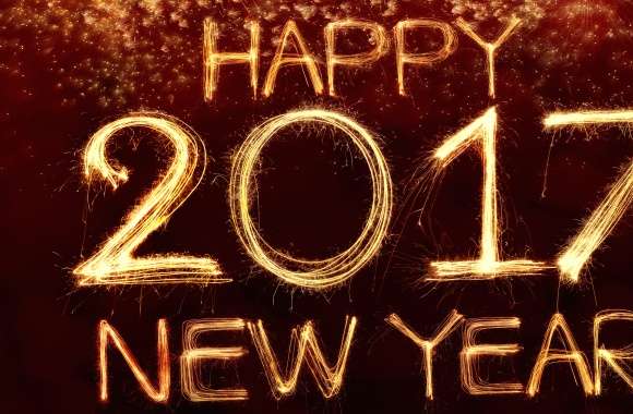 4K Ultra HD Happy New Year 2017 wallpapers hd quality