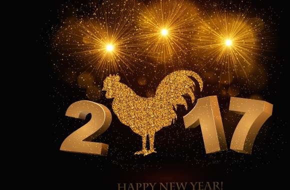 4K Ultra HD New Year 2017 Celebration Wallpaper wallpapers hd quality