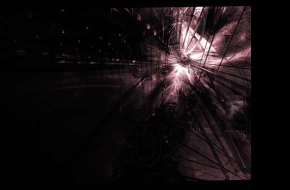 Abstract Dark Textures of Shapes and Colors