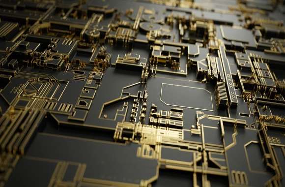 Abstract Technology Circuit