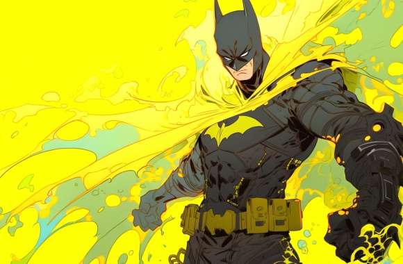 Acid Yellow Batman Wallpaper