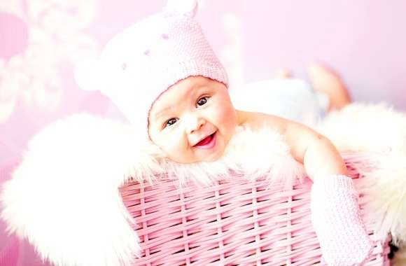 Adorable Pink Baby