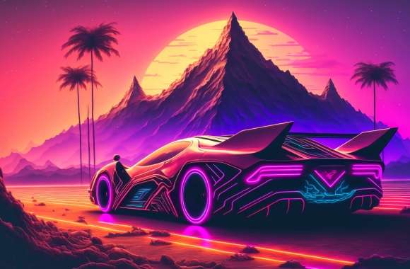 AI Art Artistic Synthwave wallpapers hd quality