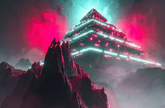 Alien Pyramid Structure