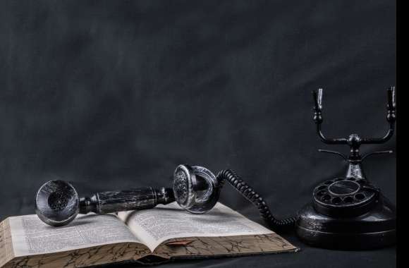 Antique Old Book Technology Phone