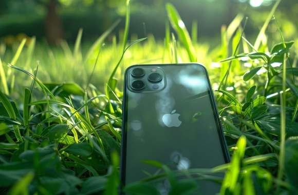 Apple iPhone in Nature -