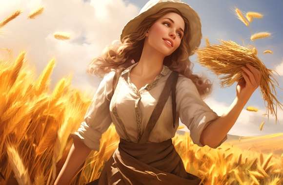 Artistic Farmer Harvest wallpapers hd quality