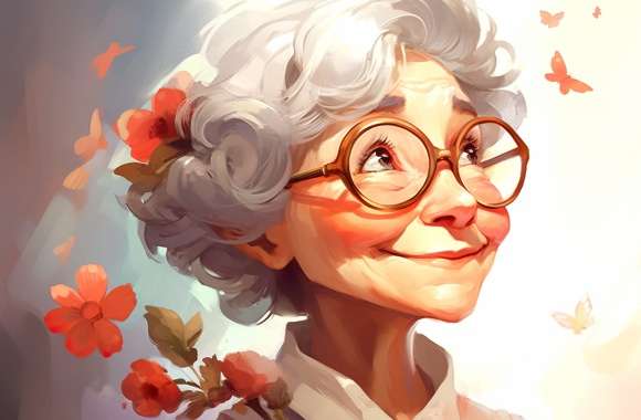 Artistic Grandma Wallpaper wallpapers hd quality