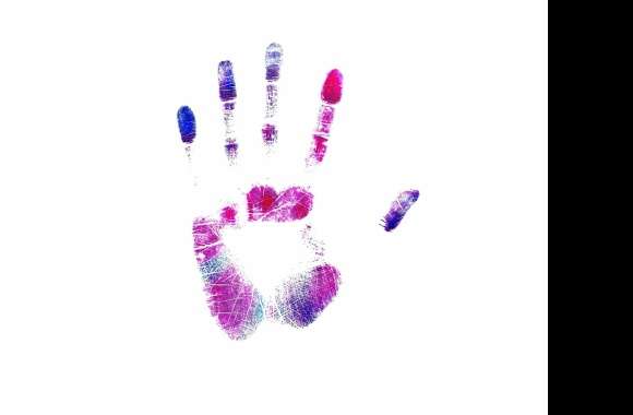 Artistic Hand Print