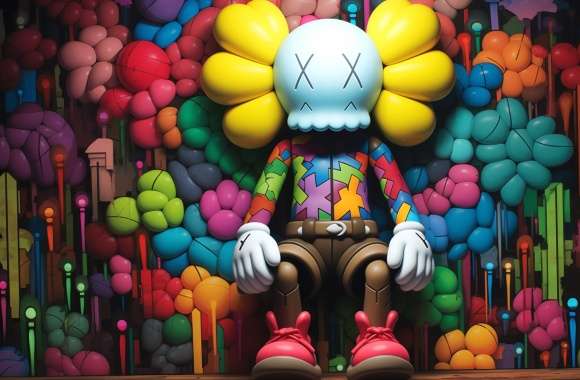 Artistic KAWS Figure