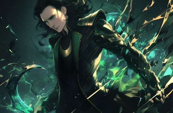 Artistic Loki Character from Marvel Universe