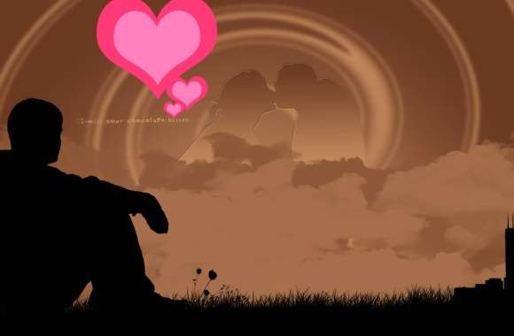 Artistic Love in Silhouette -