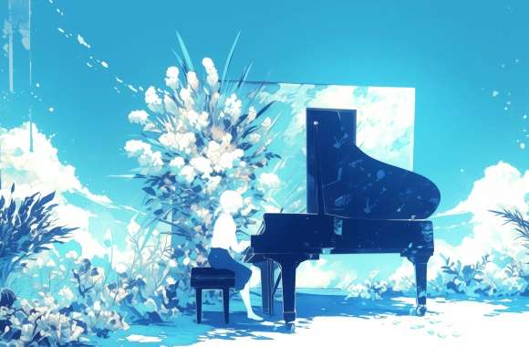 Artistic Pianist in wallpapers hd quality