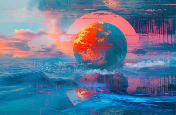 Artistic Planet Oceanic Dreamscape