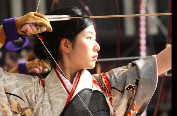 Asian Woman Archer