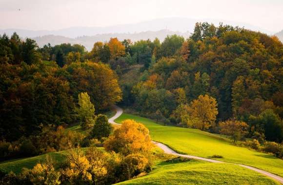 Autumn Hills Panorama -