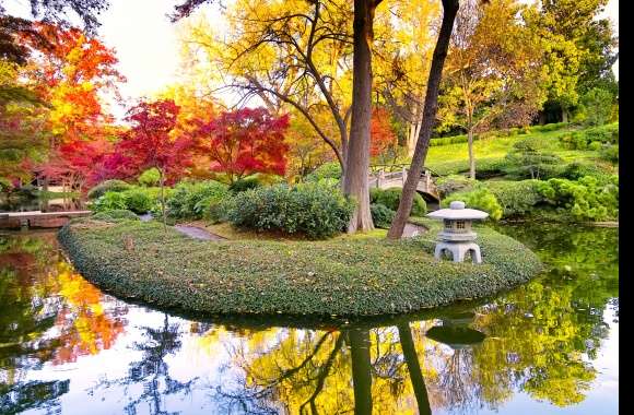 Autumn Reflection Park -