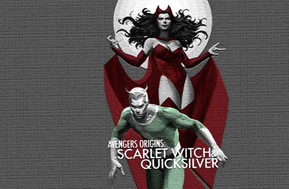 Avengers Origins Scarlet Witch & Quicksilver wallpapers hd quality