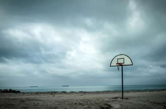 Basketball Dreams of a Serene Court