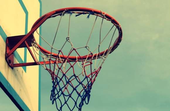 Basketball Hoop Serenity - HD Sports Wallpaper