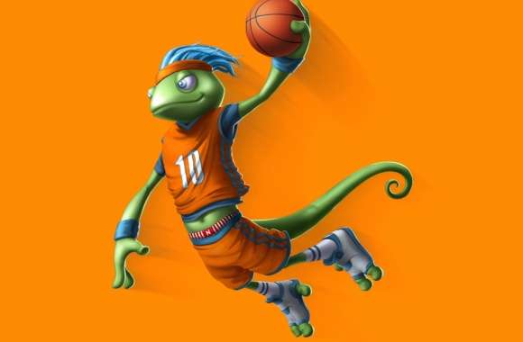 Basketball Lizard in Action!