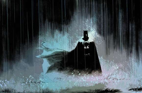 Batman in the Shadows HD Comic Wallpaper