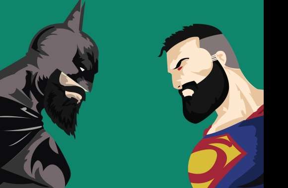 Beard Clash Batman vs Superman