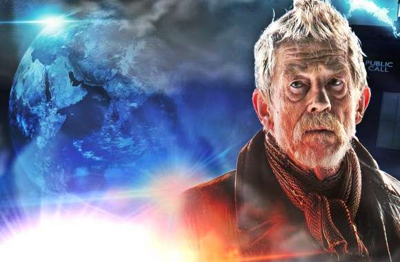 Beard Old John Hurt Sci Fi Blue TV Show Doctor Who (2005)