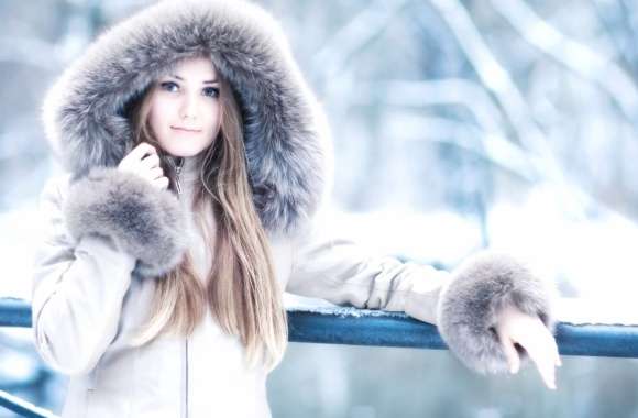 Beautiful Winter Woman -