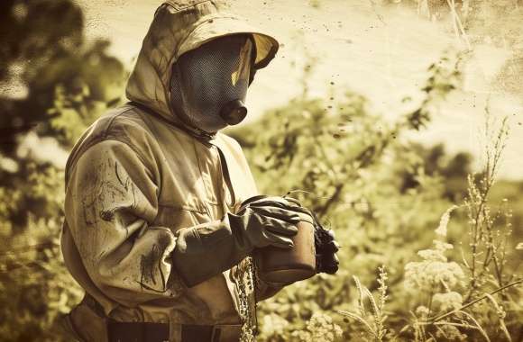 Beekeeper at Work wallpapers hd quality
