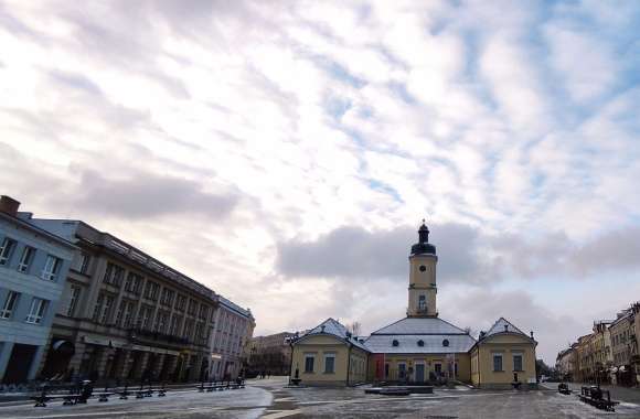 Białystok in winter wallpapers hd quality