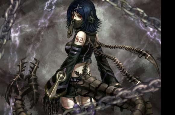 Black Rin Kagamine Dark Anime Vocaloid Dark Anime Black Anime Wallpaper