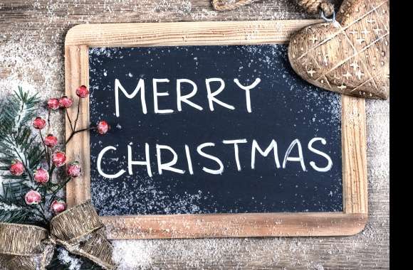 Blackboard Merry Christmas Holiday Christmas wallpapers hd quality