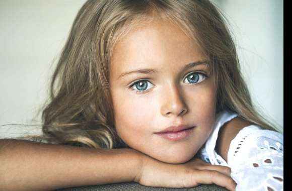 Blonde Blue Eyes Face Little Girl Kristina Pimenova Photography Child